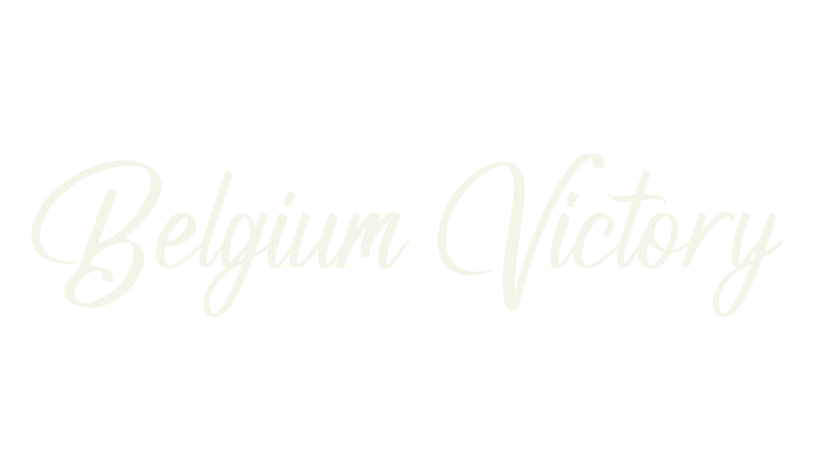 Belgium Victory, script font preview
