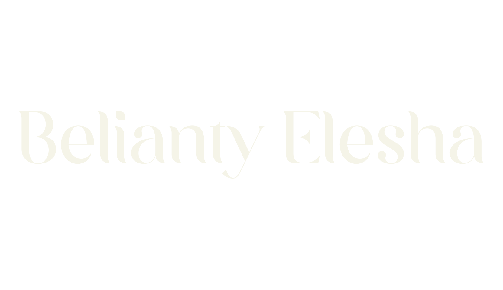 Belianty Elesha, fancy font preview