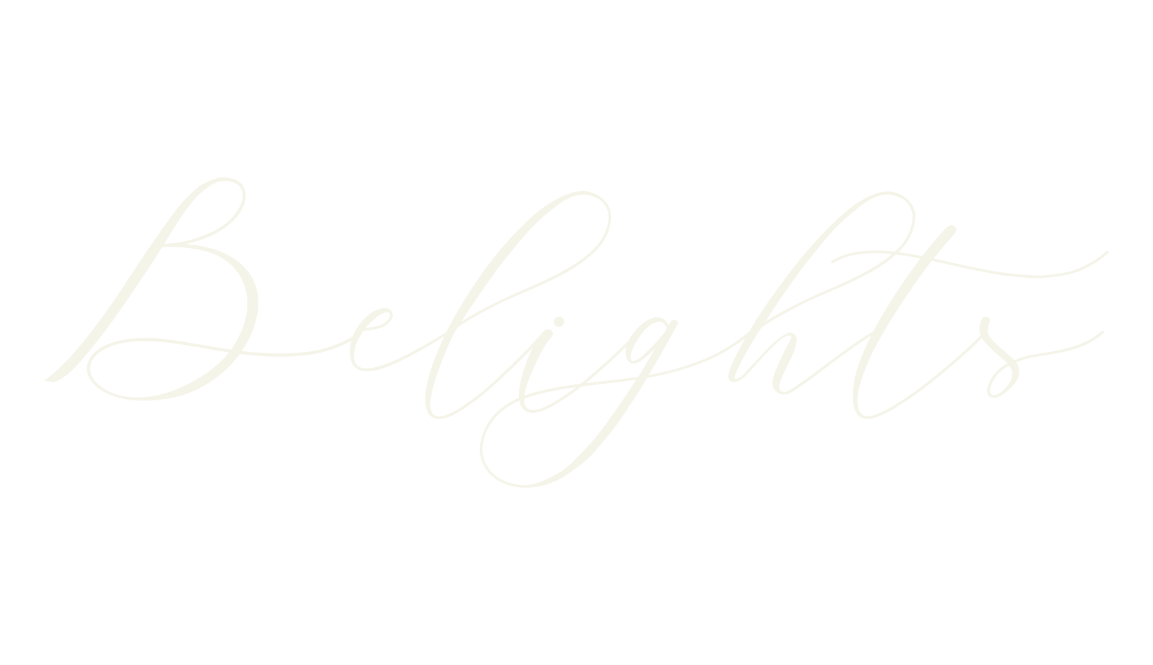 Belights, calligraphy font preview