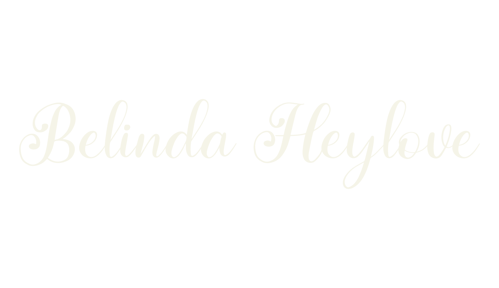 Belinda Heylove, script font preview