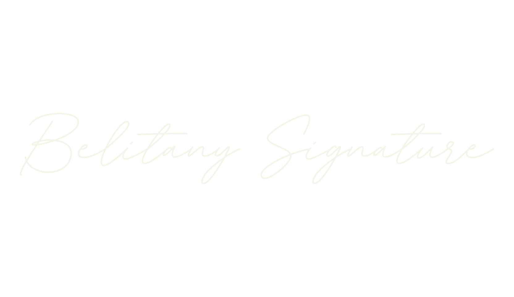Belitany Signature, signature font preview