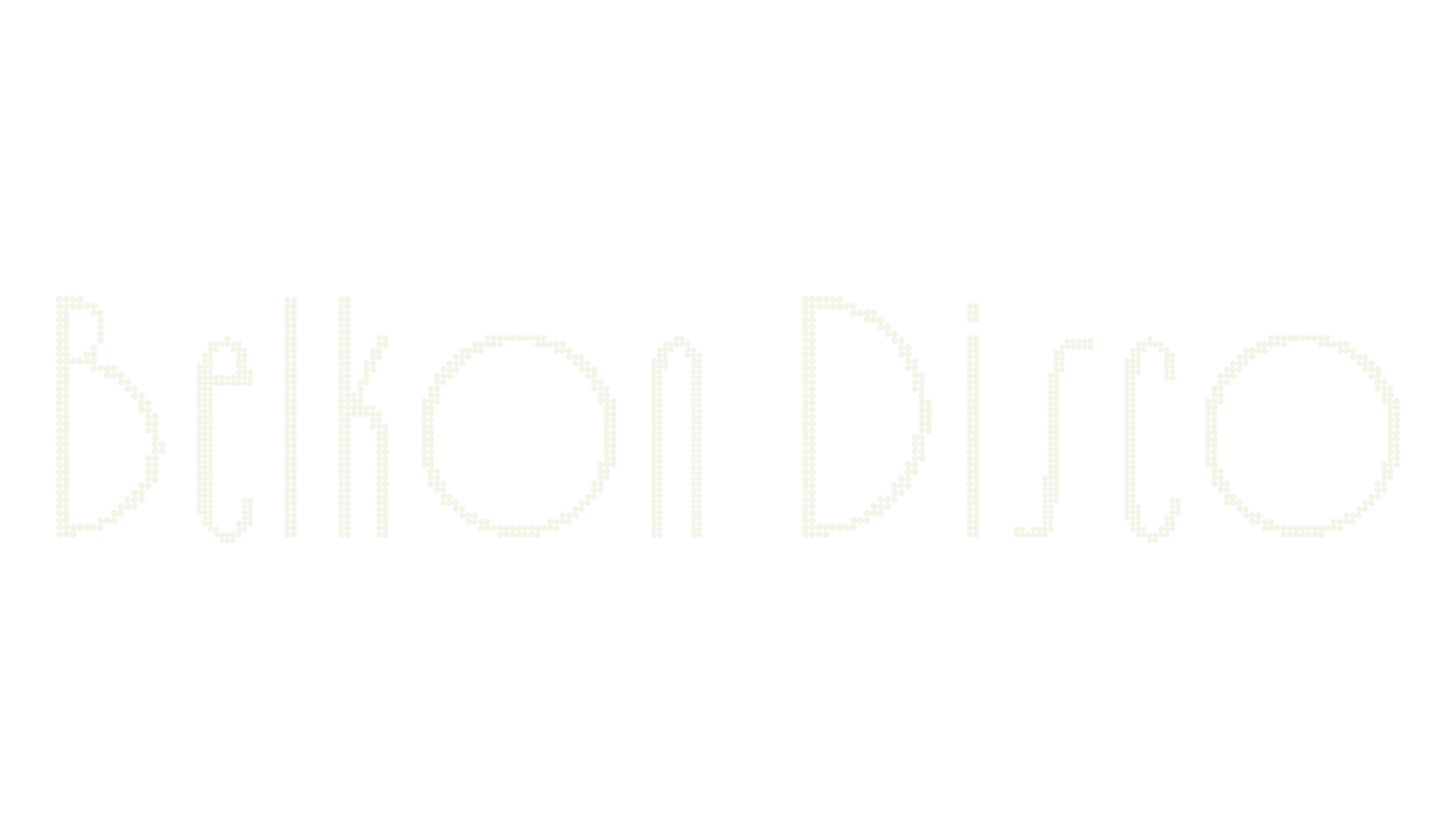 Belkon Disco, art deco font preview