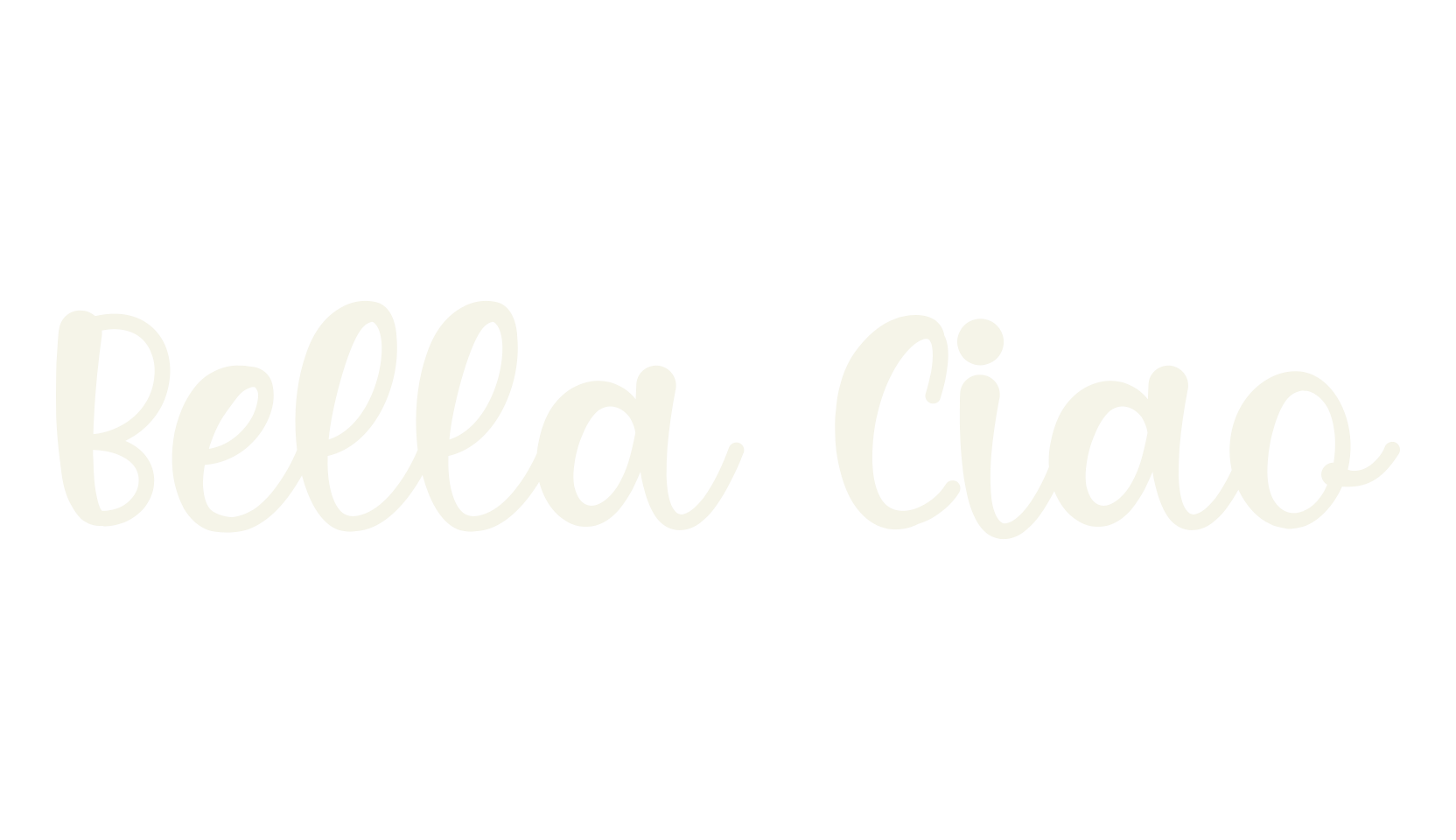 Bella Ciao, handwritten font preview