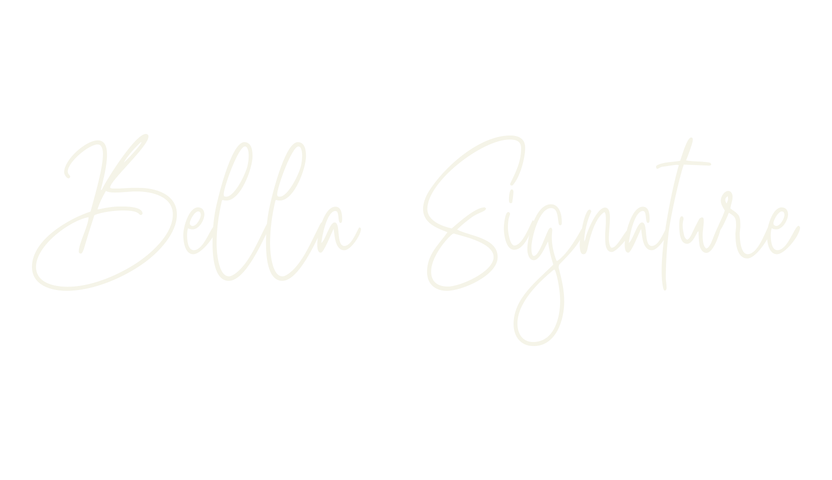 Bella Signature, calligraphy font preview