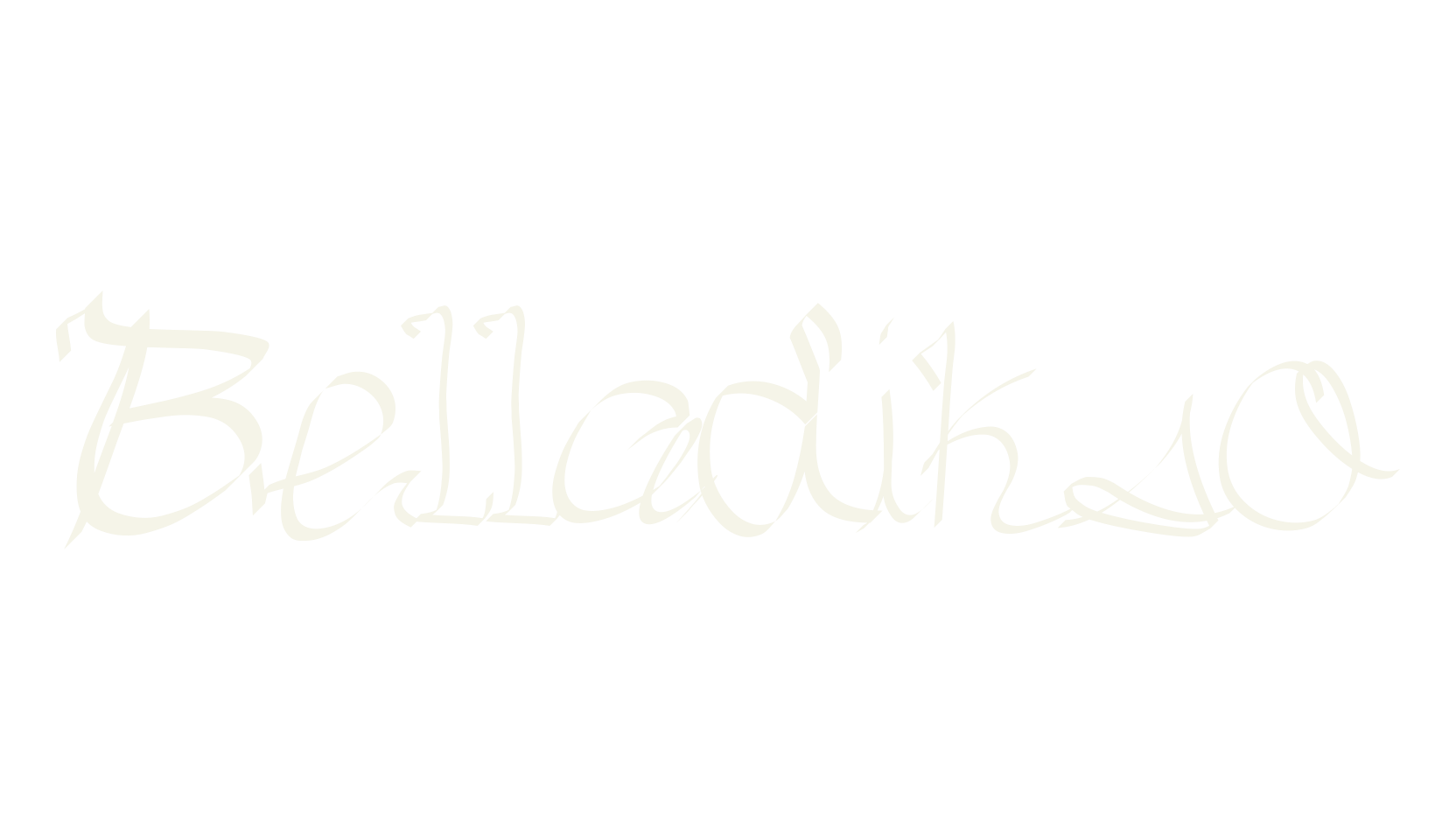 Belladikso, tattoo font preview
