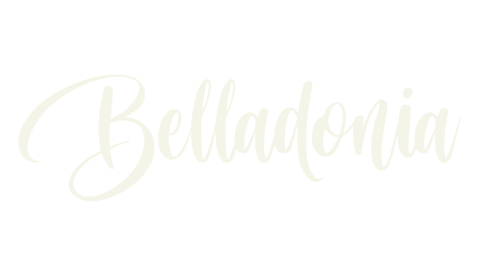 Belladonia, calligraphy font preview