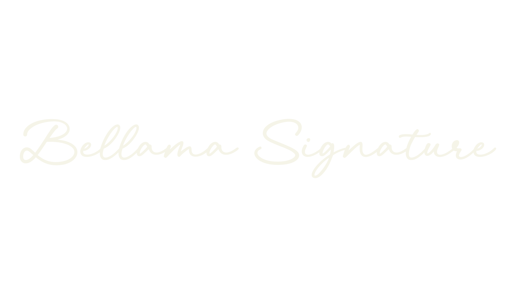 Bellama Signature, lettering font preview