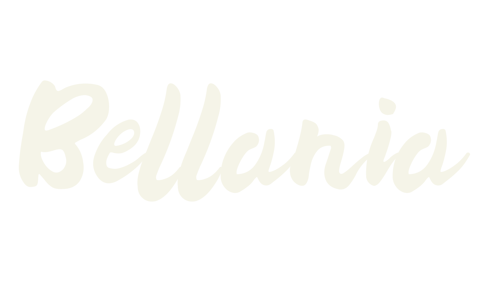 Bellania, calligraphy font preview