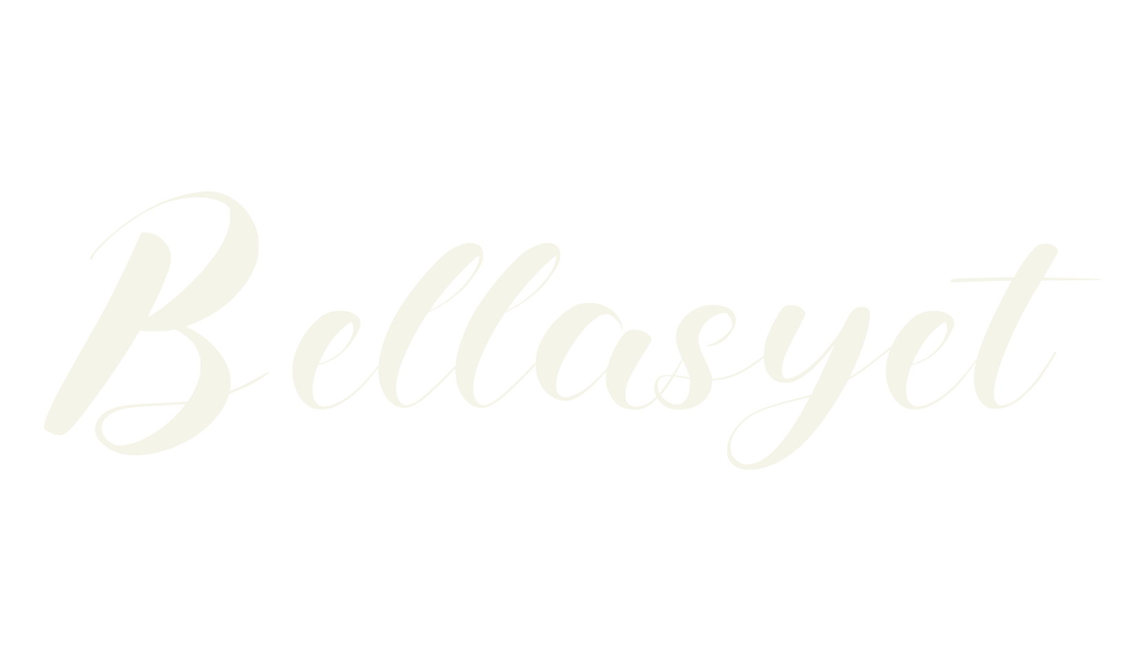 Bellasyet, calligraphy font preview