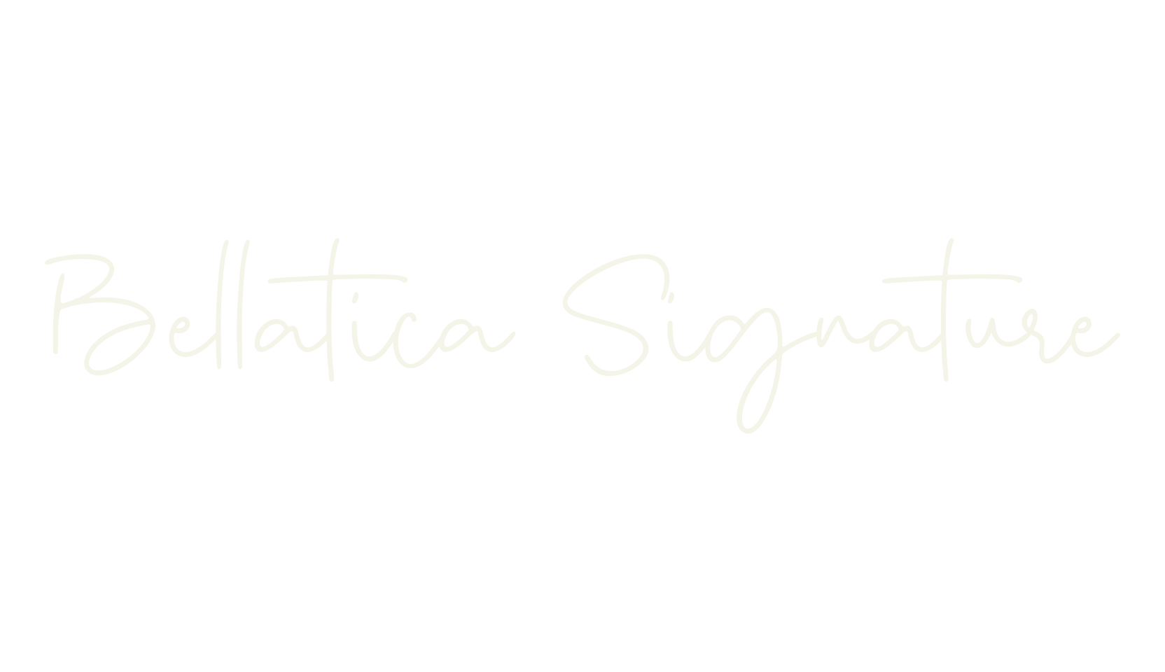 Bellatica Signature, signature font preview