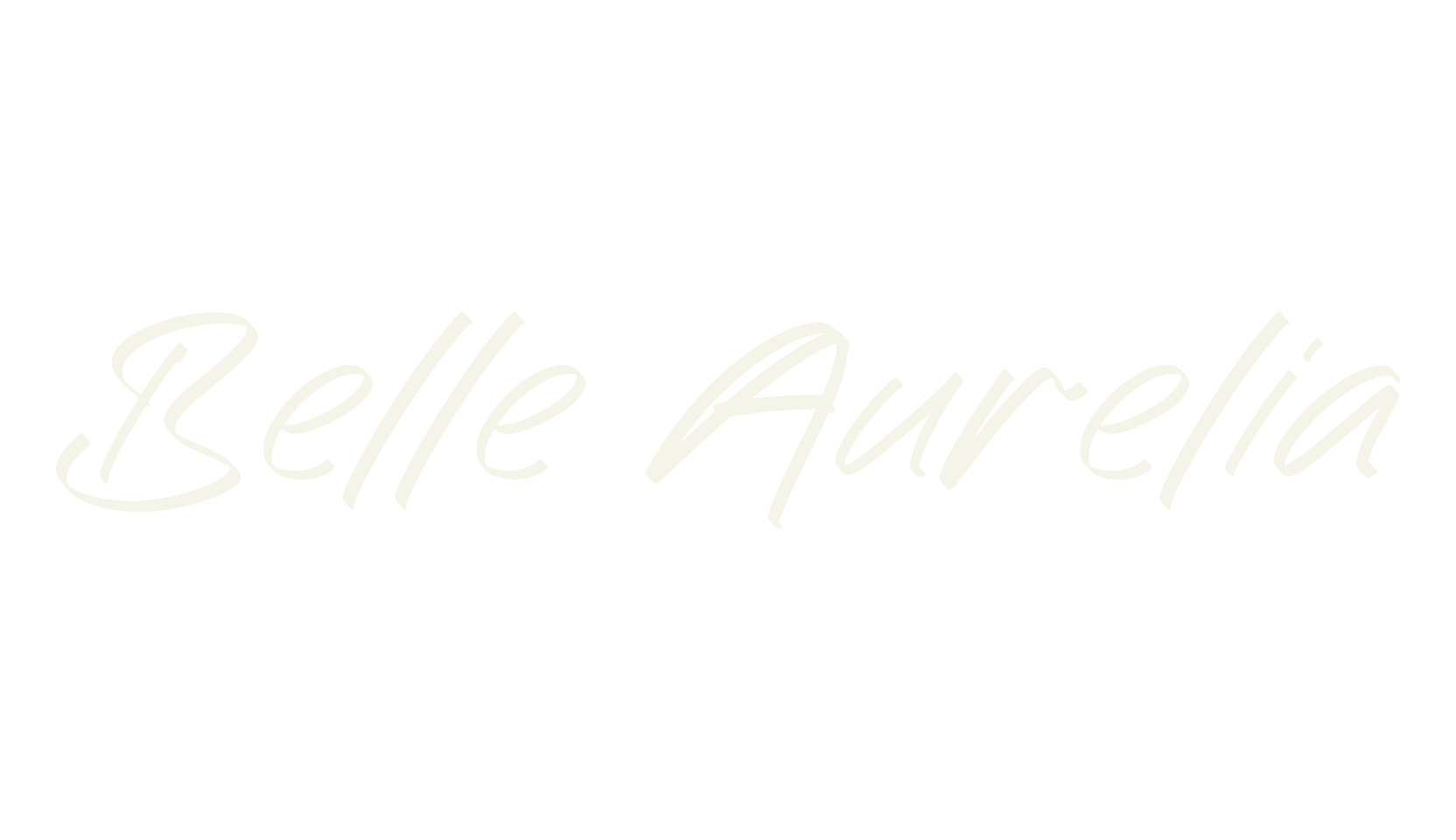 Belle Aurelia, script font preview