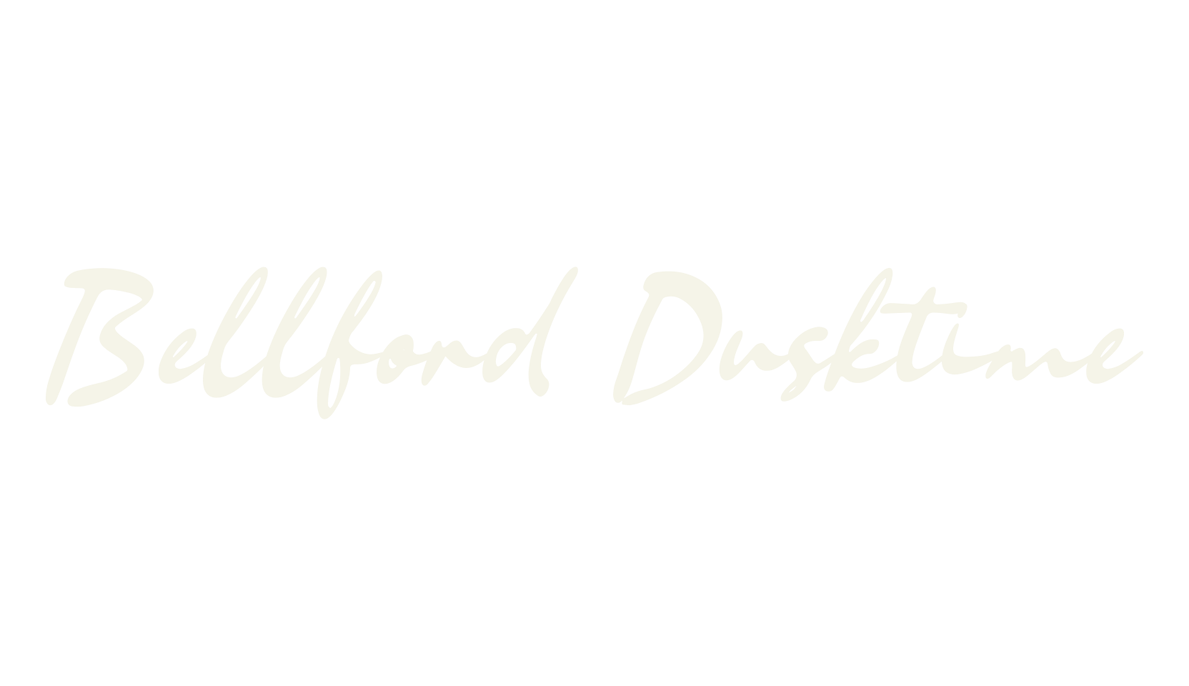 Bellford Dusktime, fancy font preview
