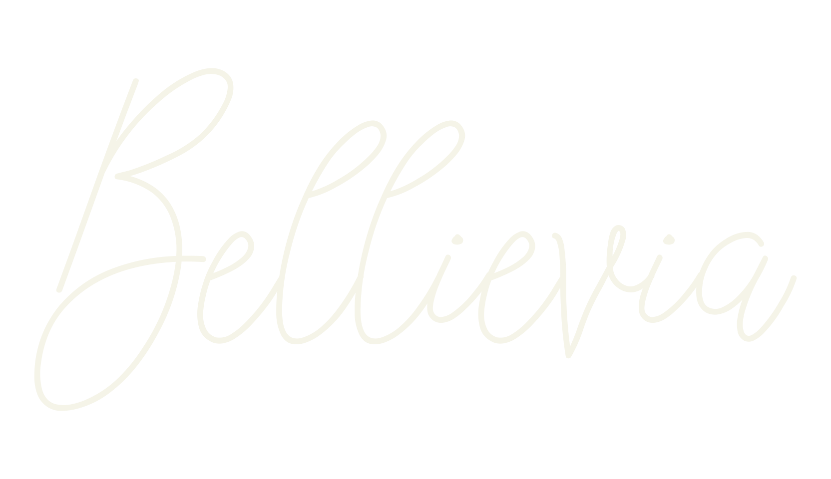 Bellievia, typography font preview