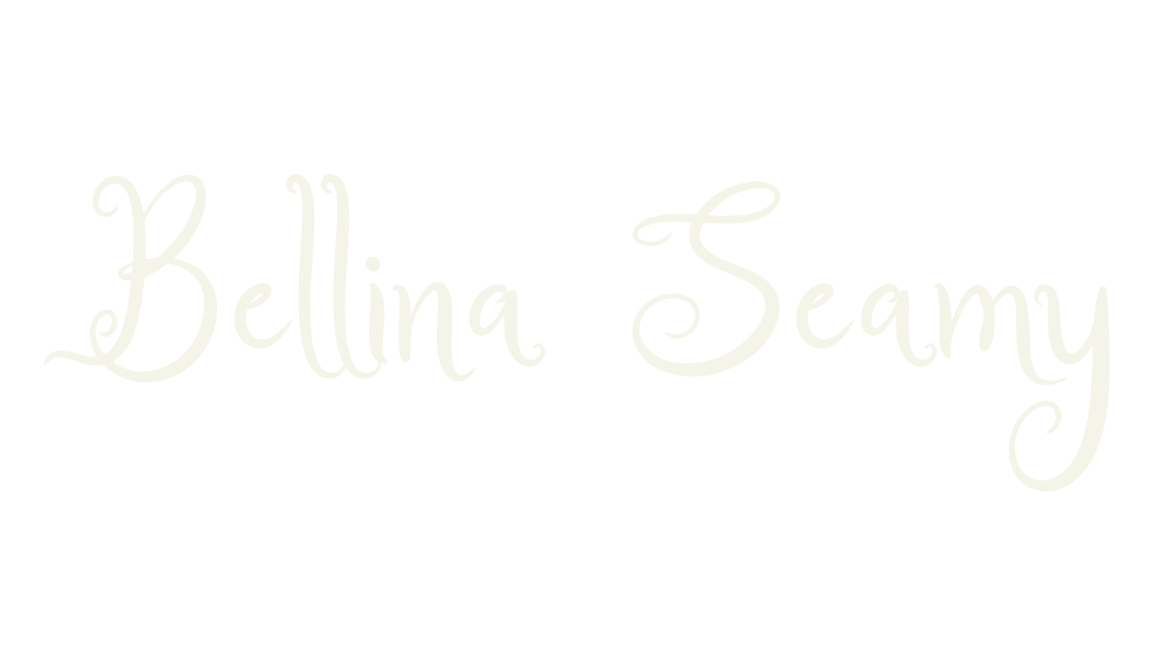 Bellina Seamy, doodles font preview