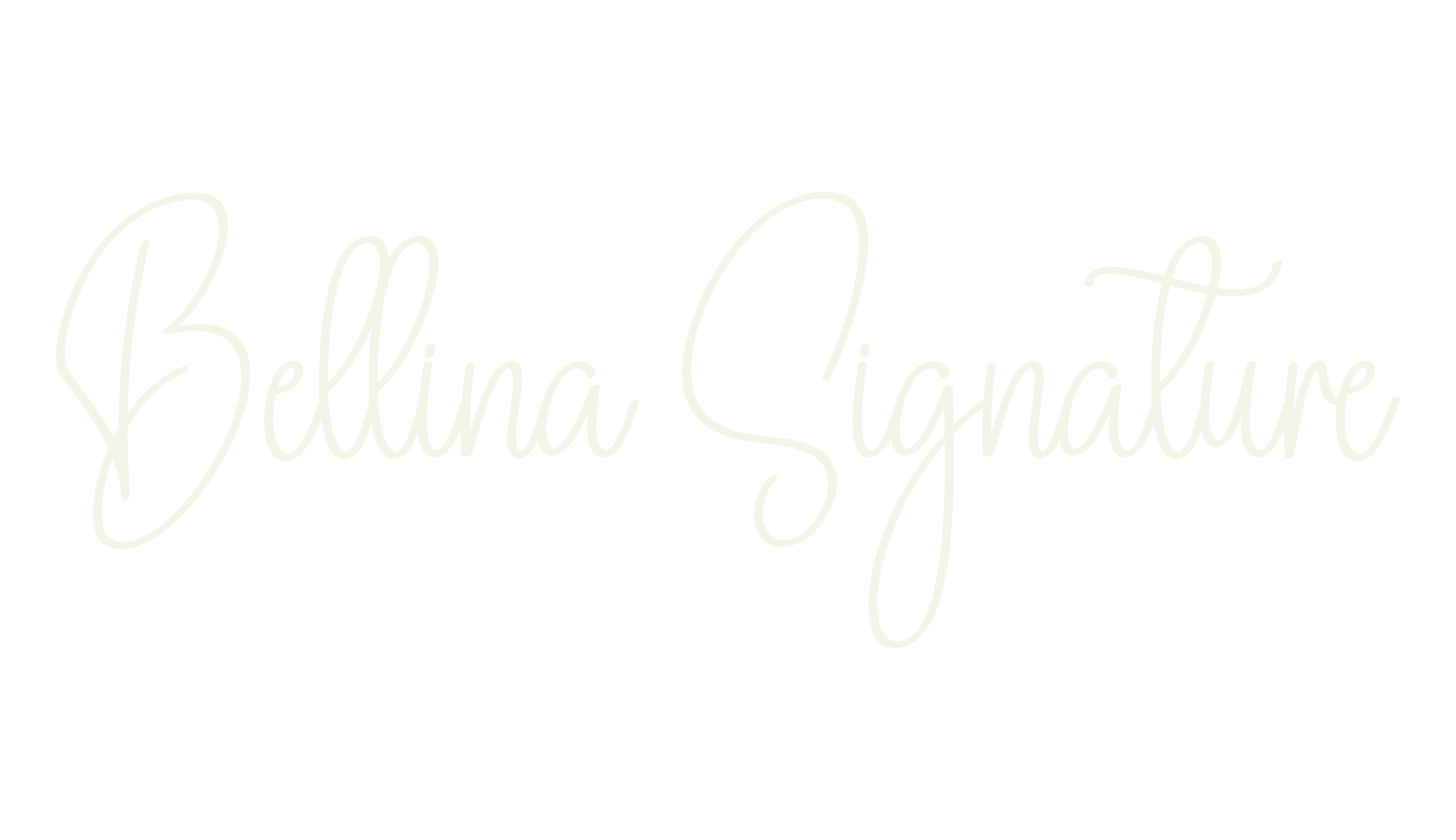 Bellina Signature, signature font preview