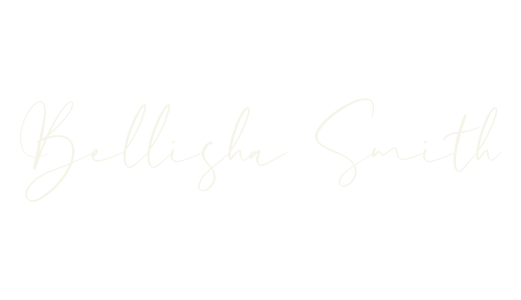 Bellisha Smith, script font preview