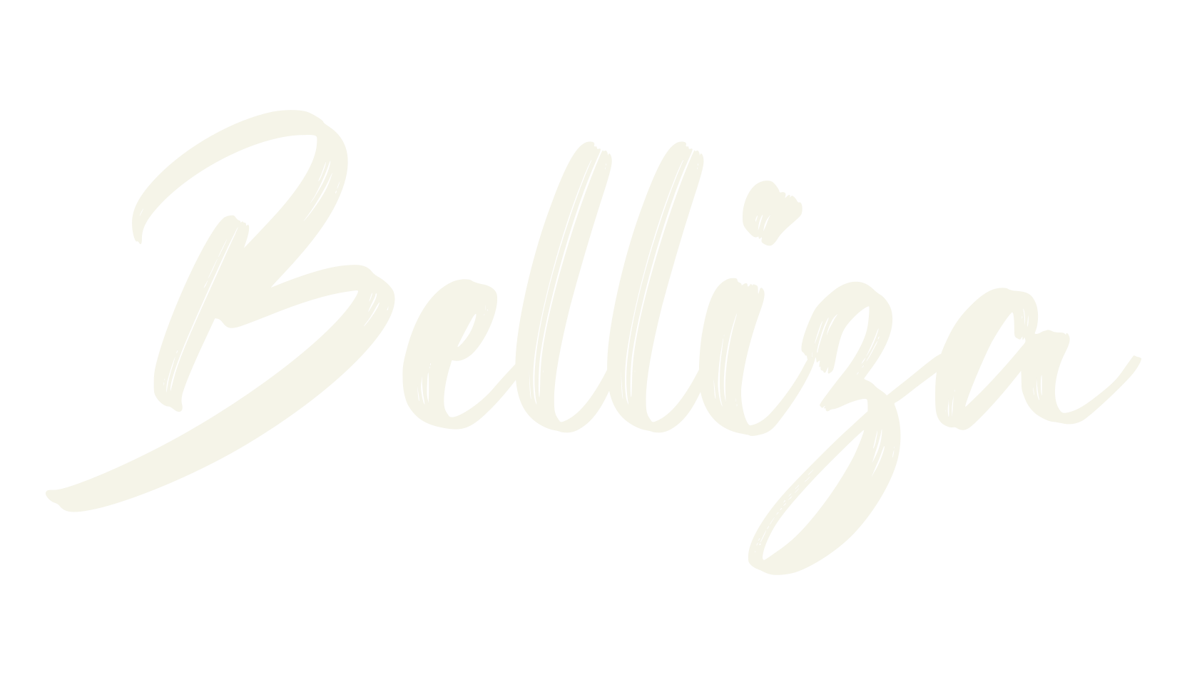 Belliza, script font preview