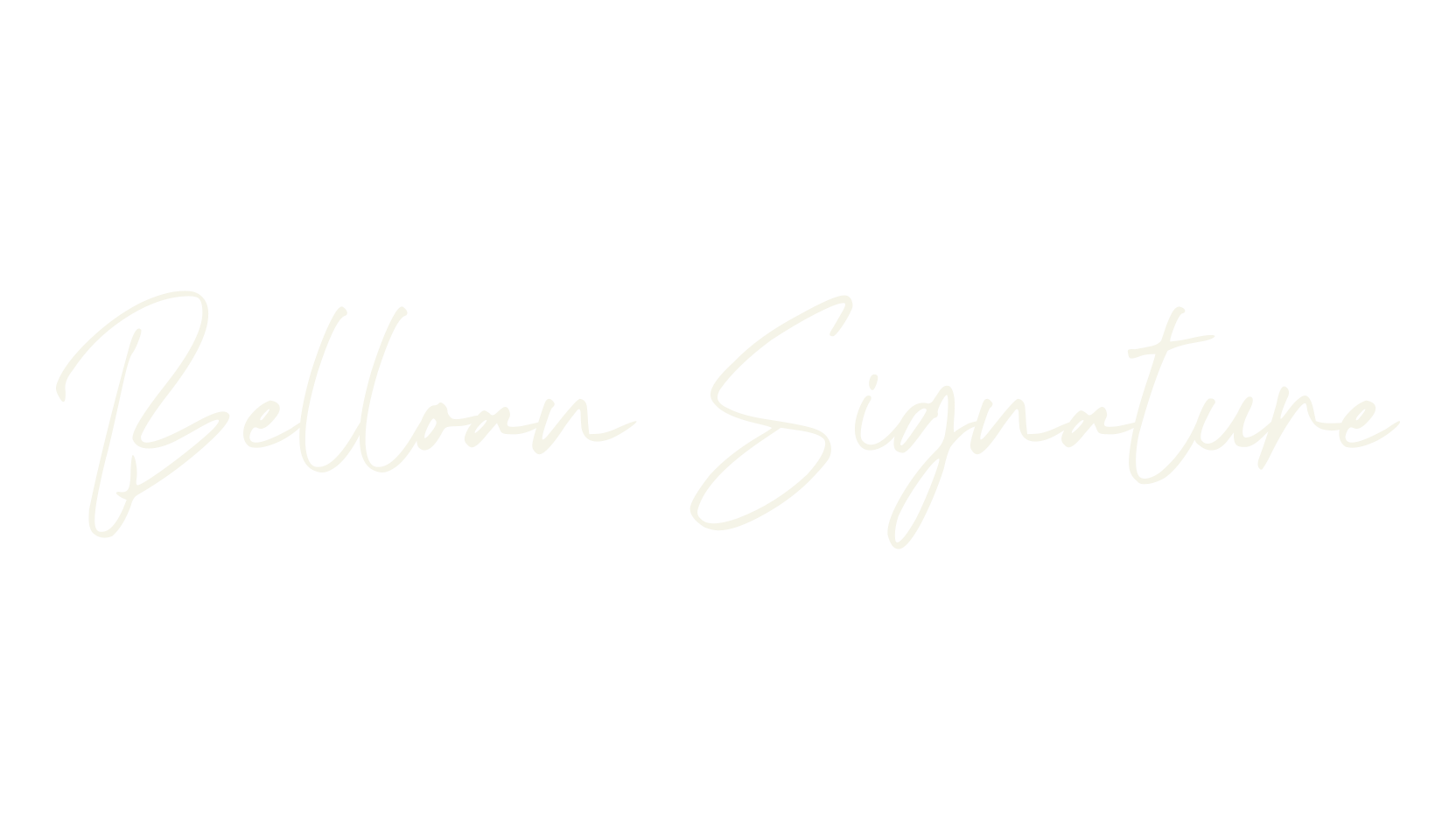 Belloan Signature, signature font preview