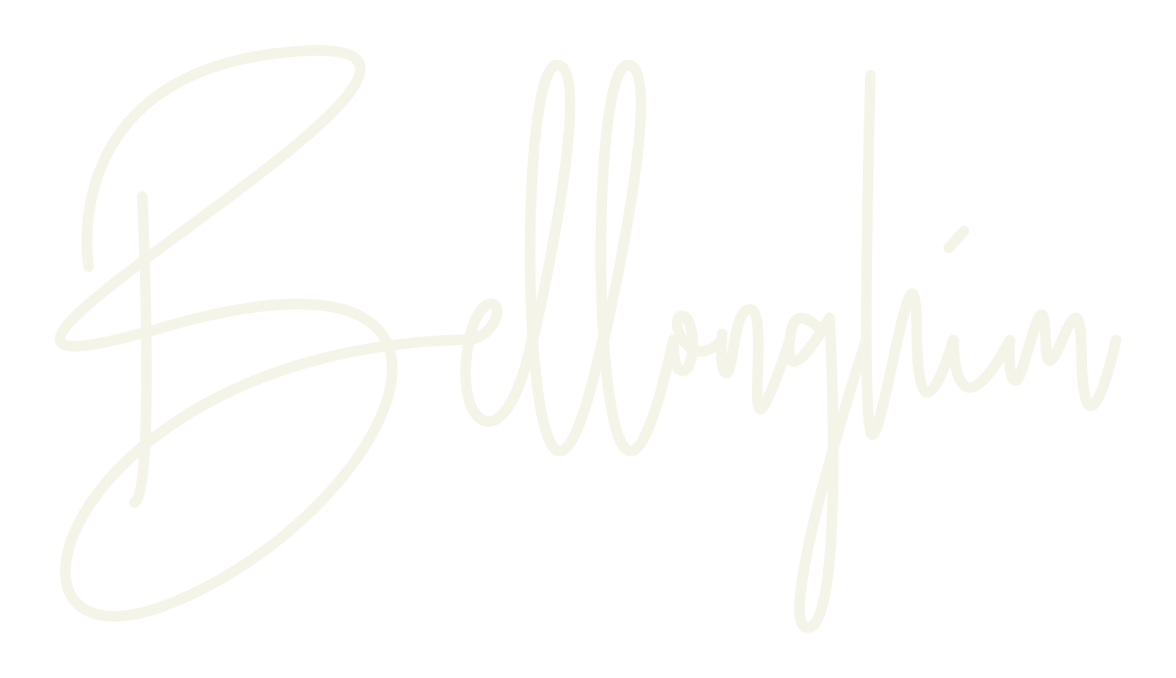 Bellonghim, cursive font preview