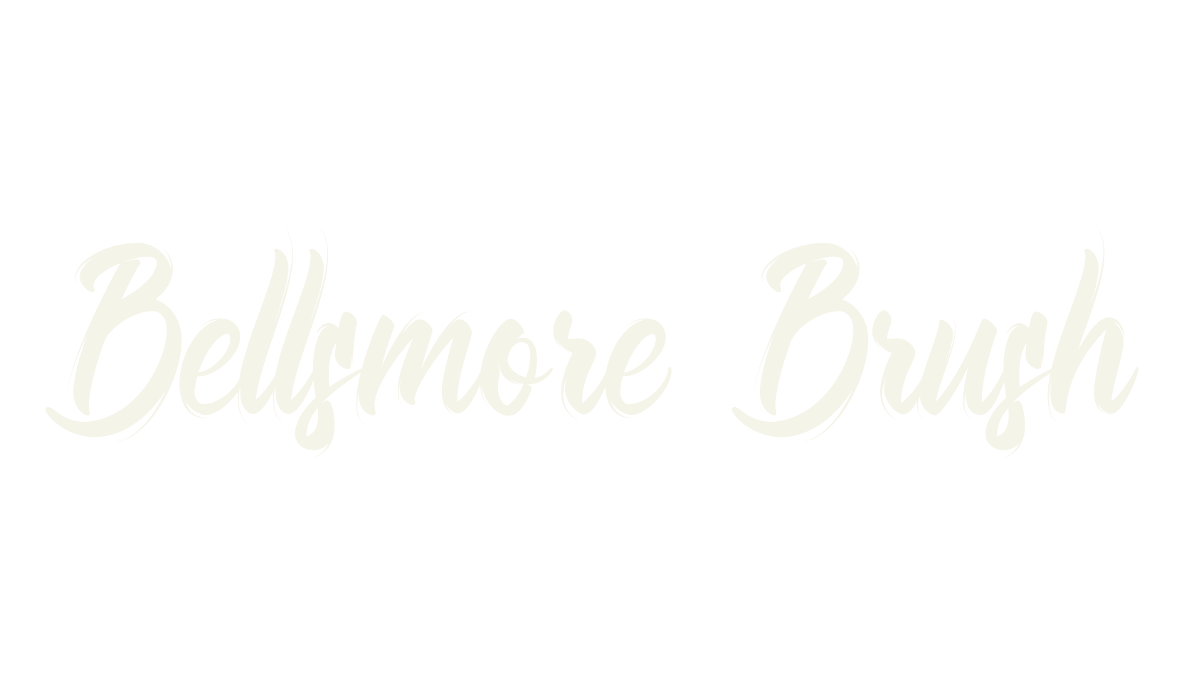 Bellsmore Brush, cursive font preview