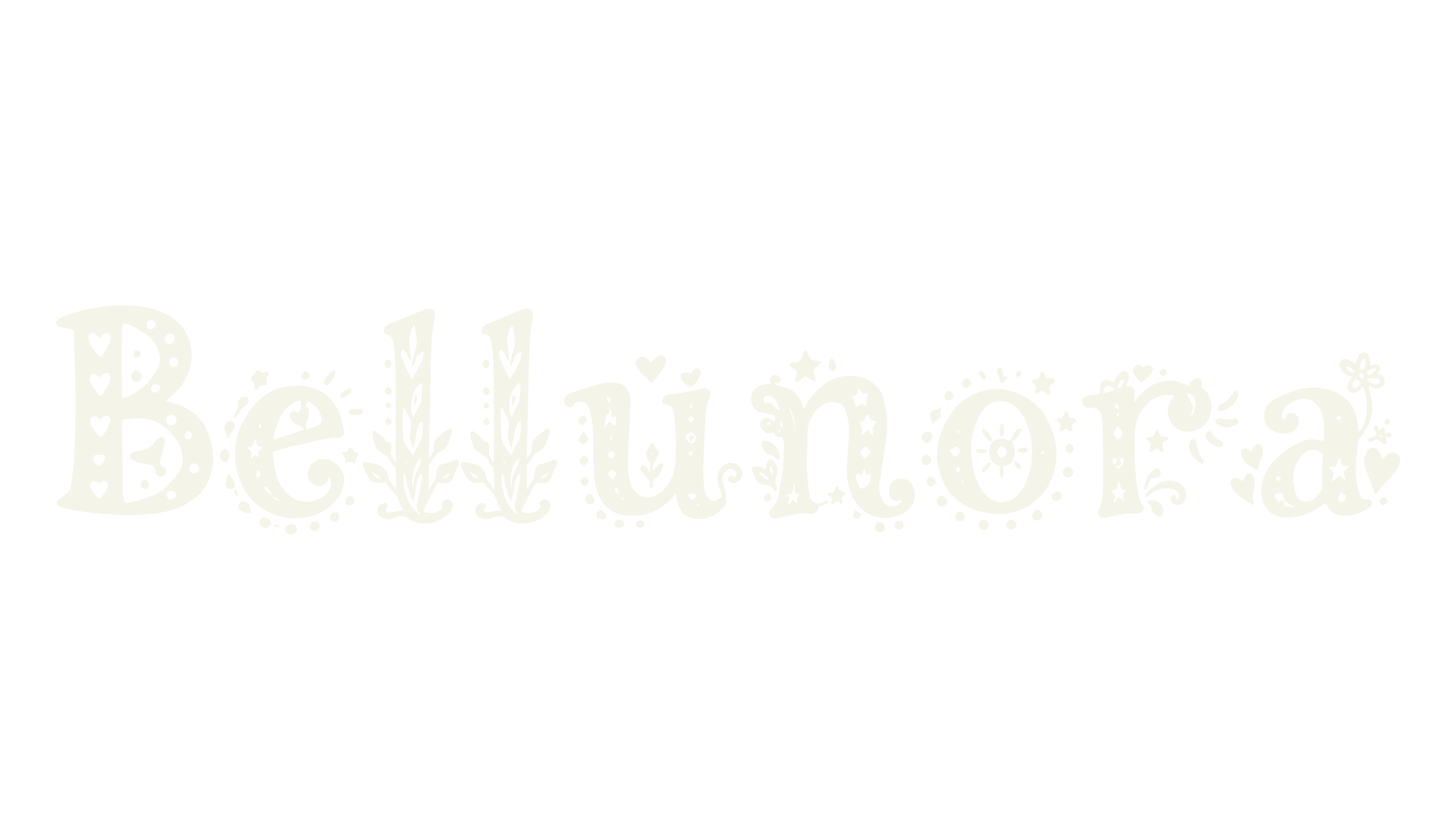 Bellunora, lettering font preview