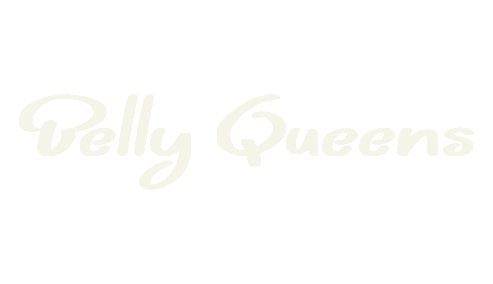 Belly Queens, handwritten font preview