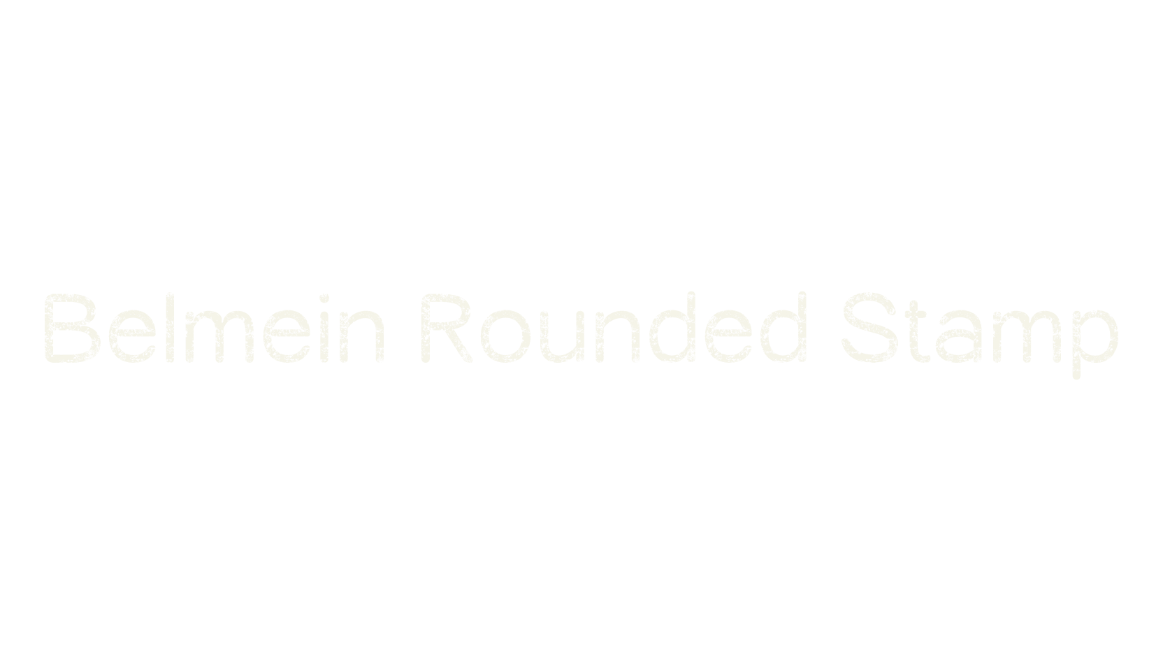 Belmein Rounded Stamp, vintage font preview