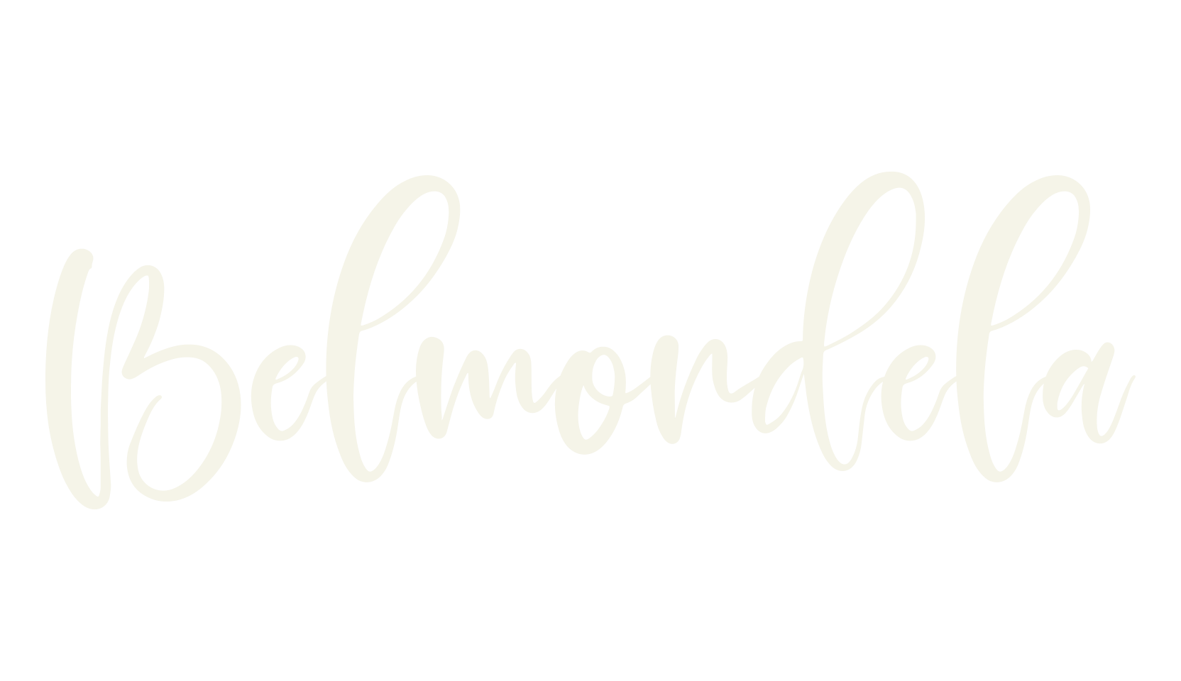 Belmondela, script font preview