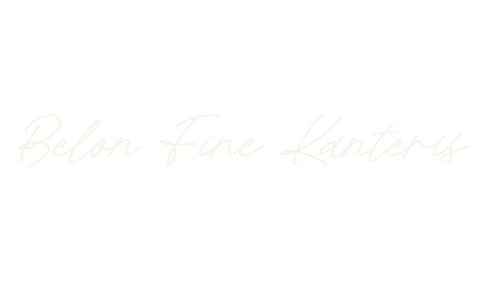 Belon Fine Kanteris, script font preview