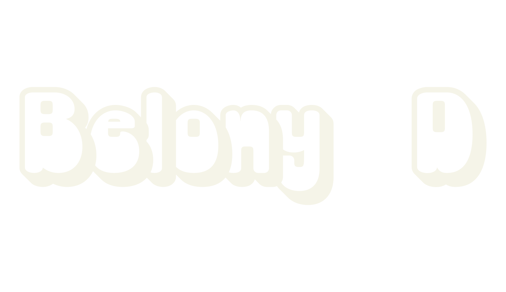 Belony 3D, 3d font preview