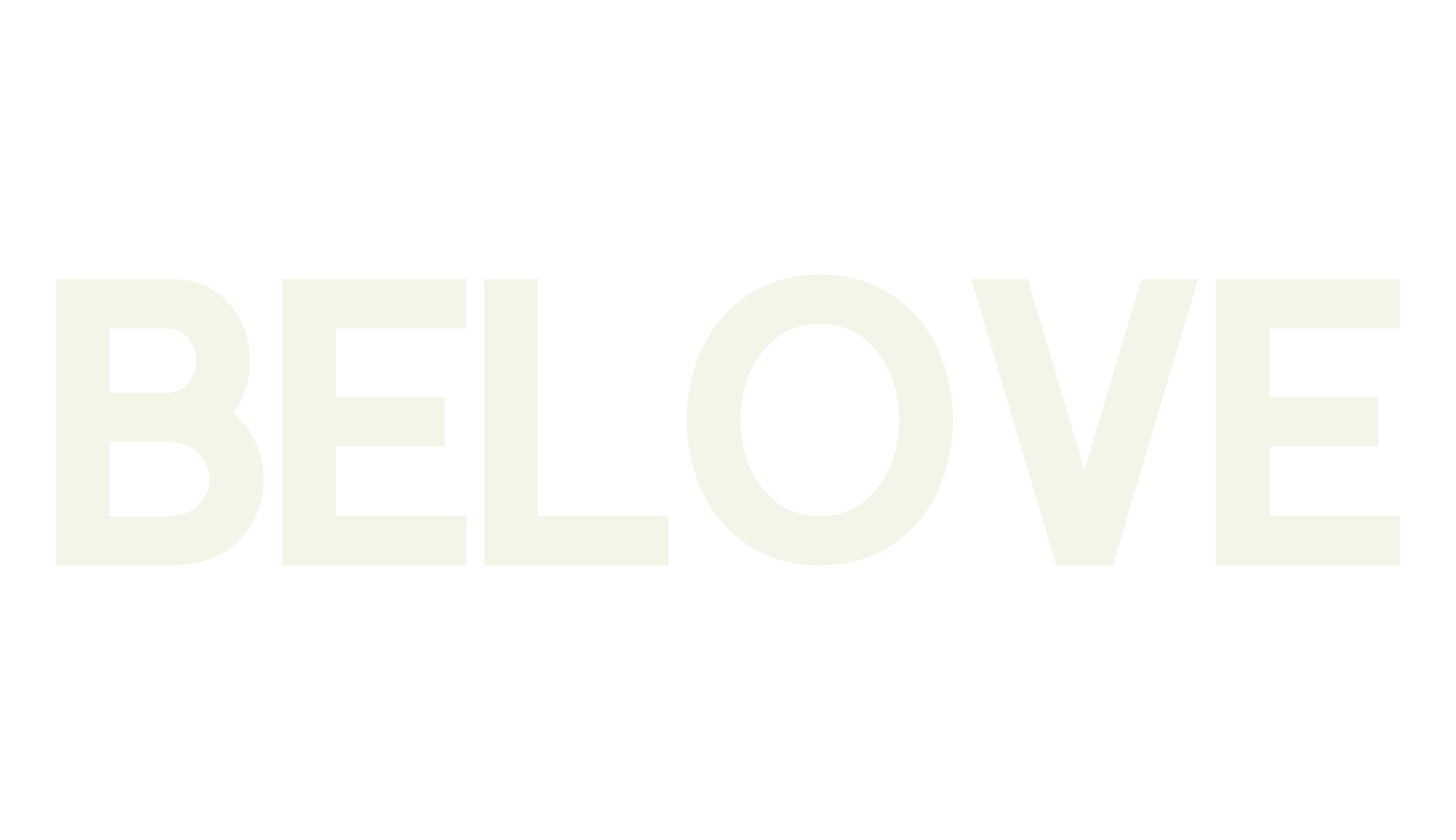 BELOVE, sans serif font preview