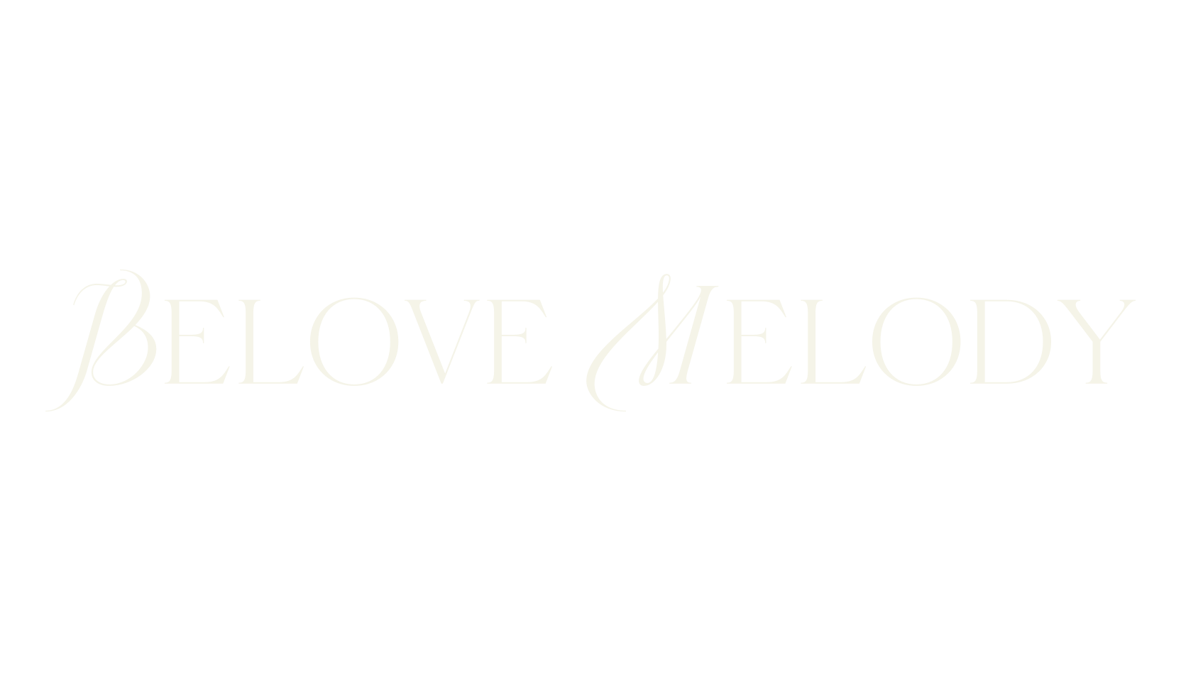 Belove Melody, vintage font preview