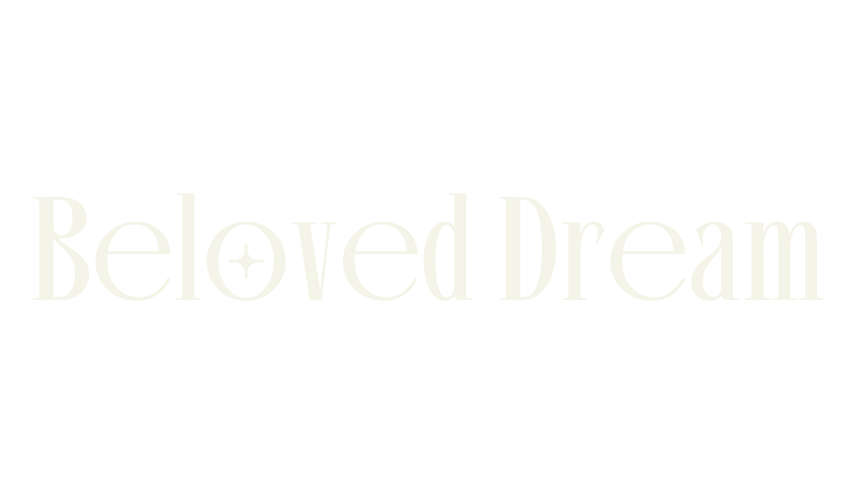 Beloved Dream, modern font preview