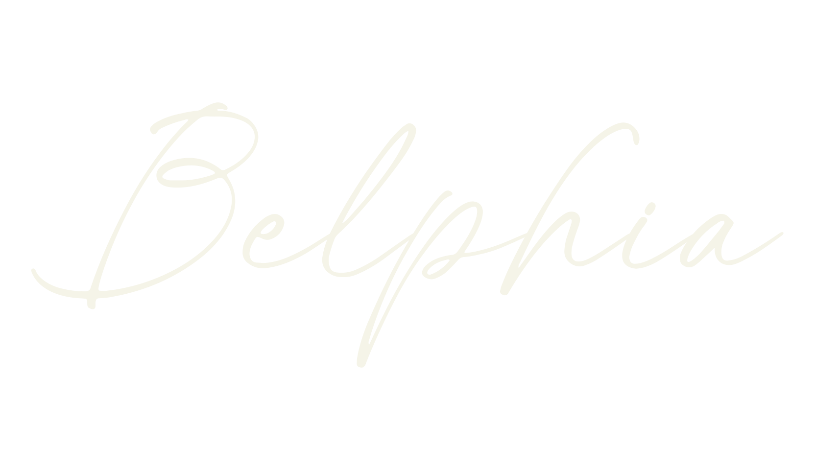 Belphia, script font preview