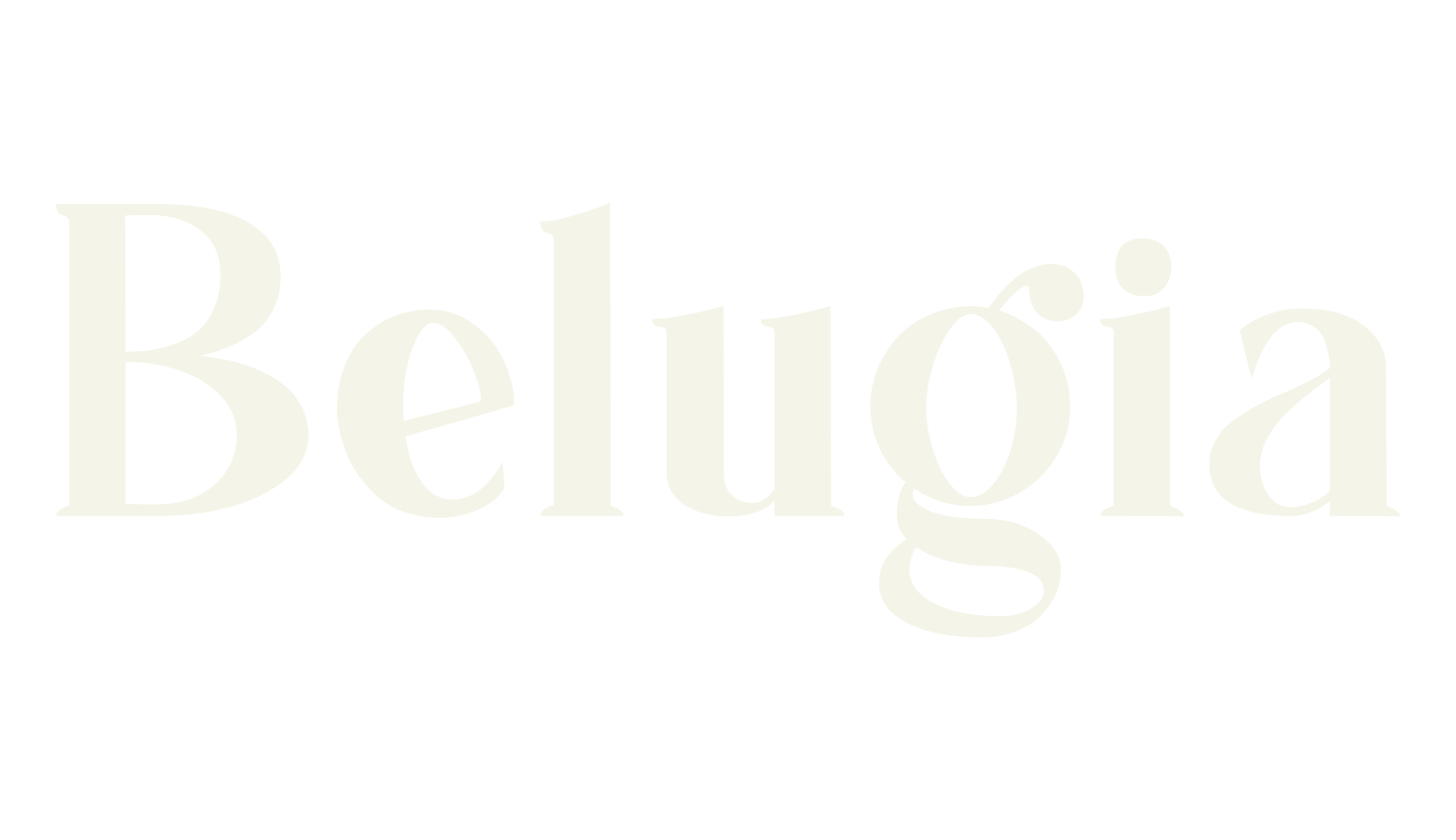 Belugia, cursive font preview