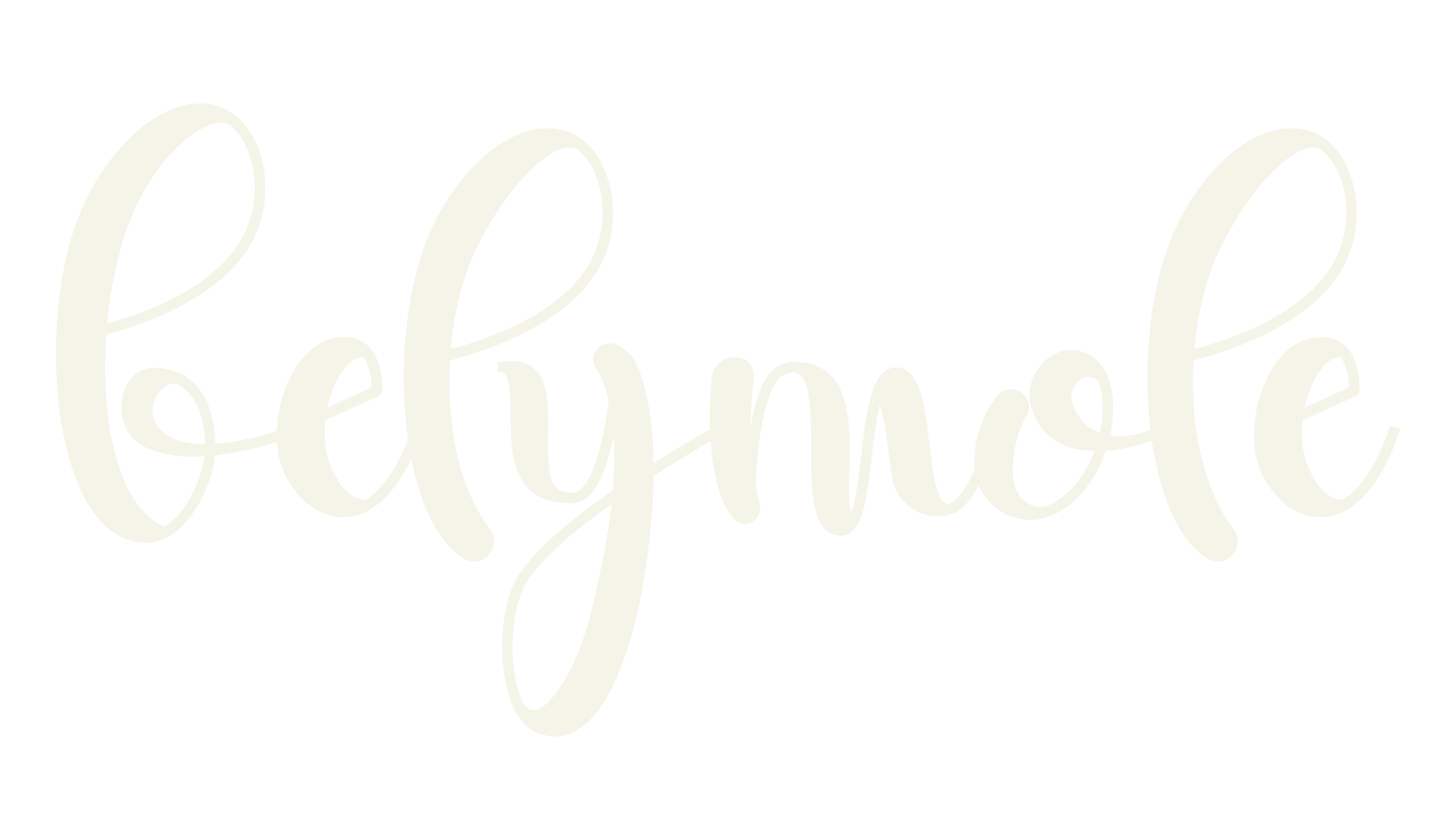 belymole, script font preview