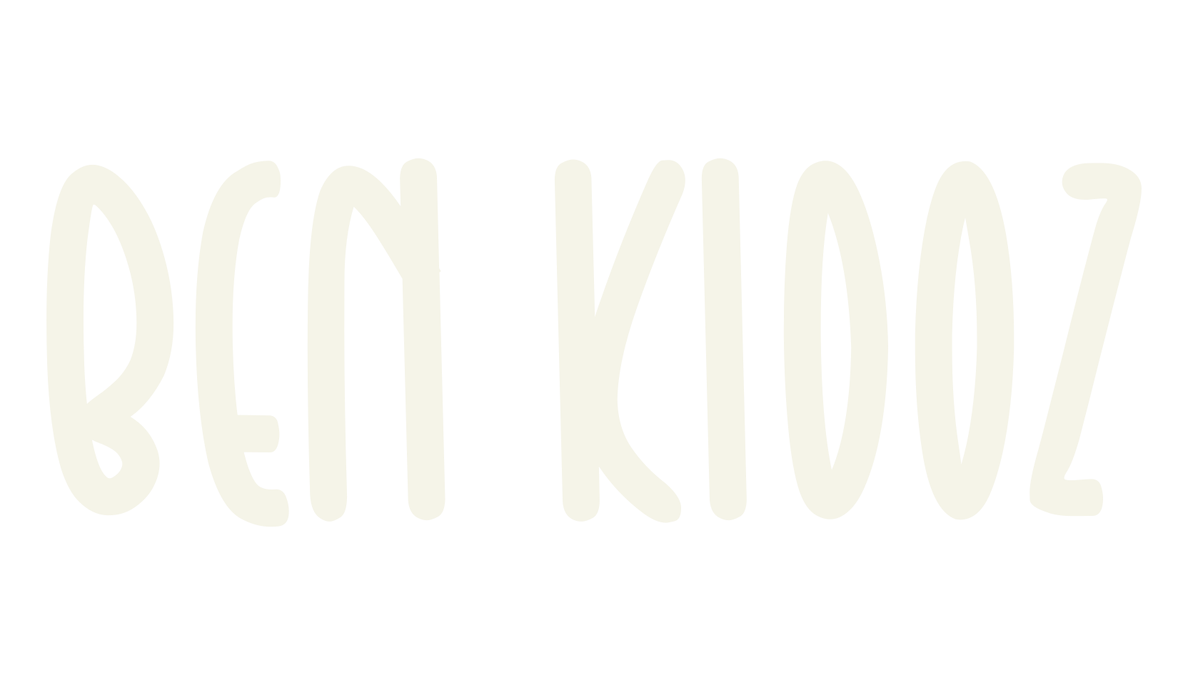 Ben Kidoz, baby font preview