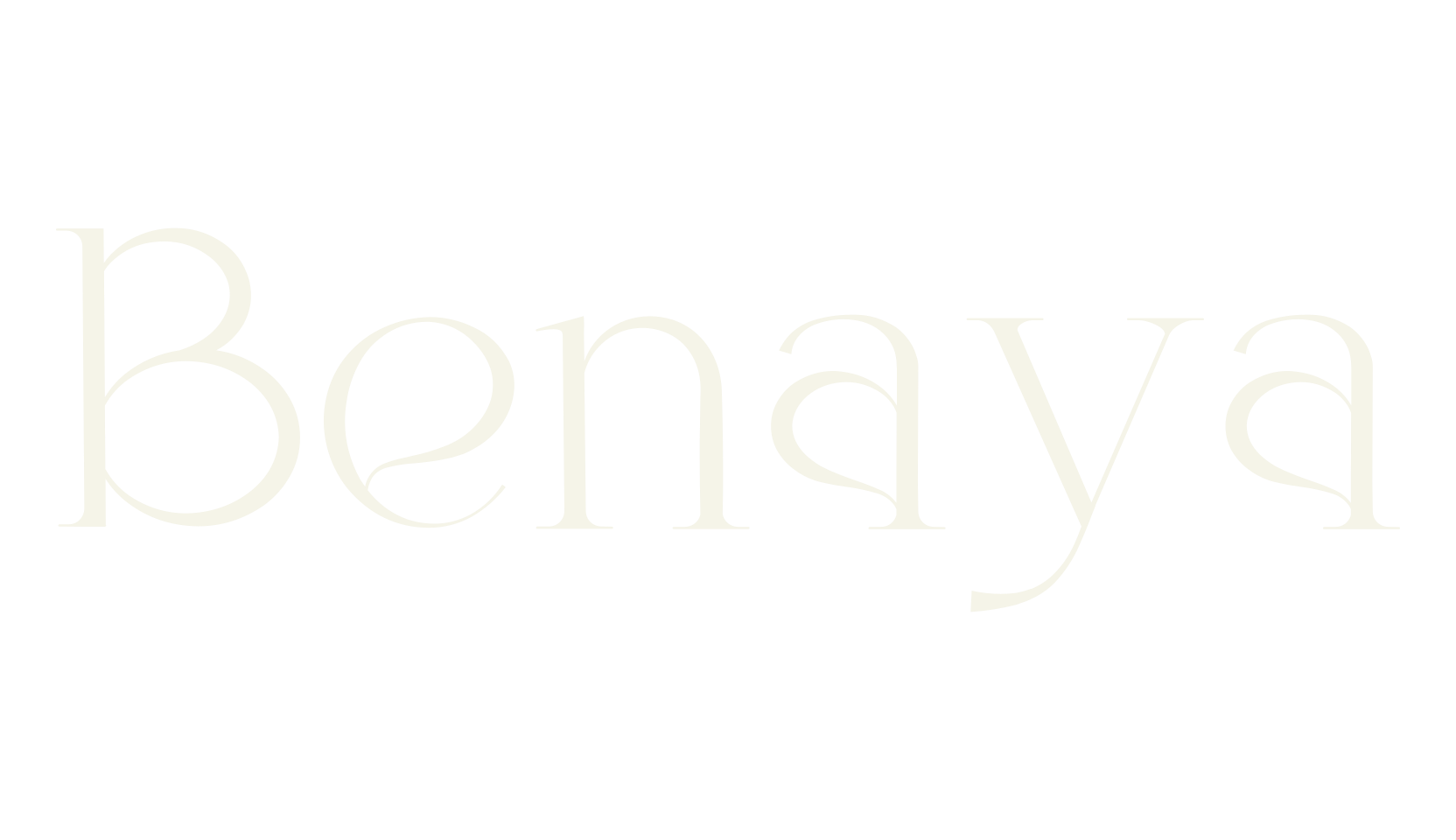 Benaya, elegant font preview