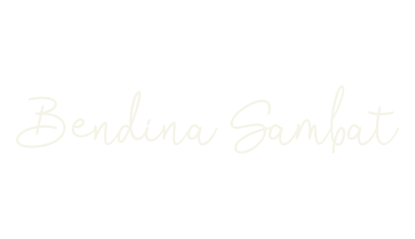 Bendina Sambat, wedding font preview