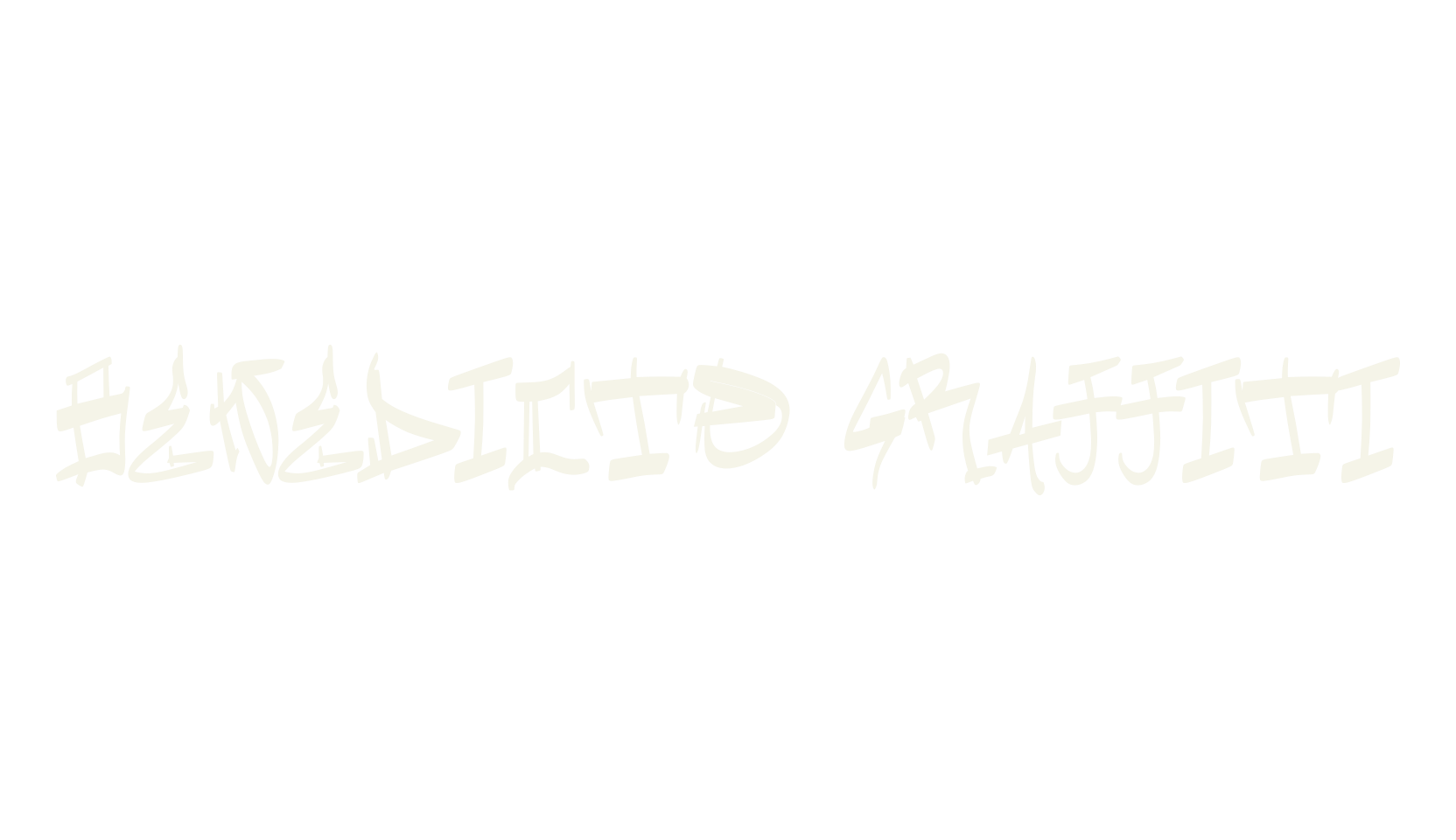 Benedicto Graffiti, graffiti font preview