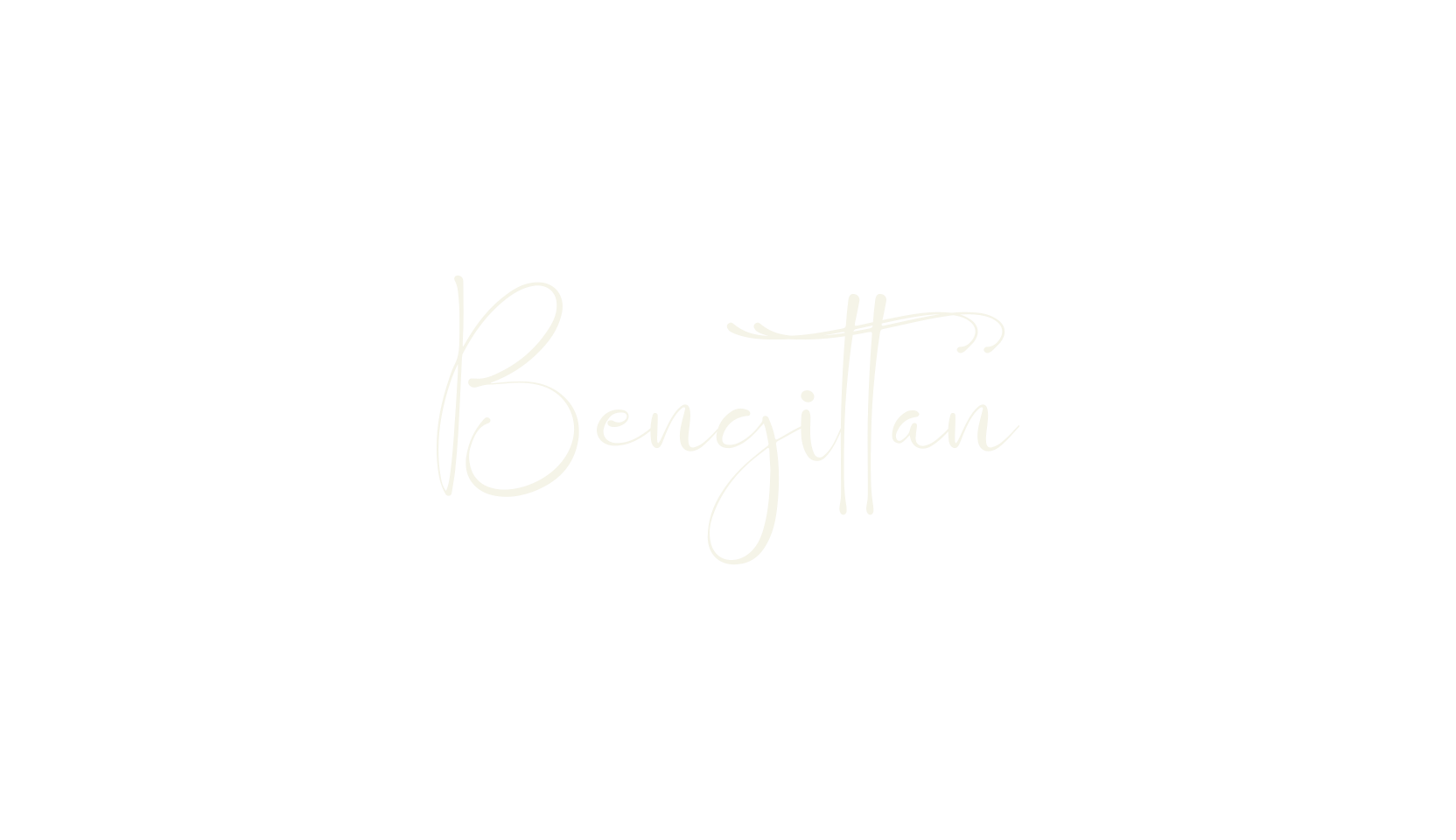 Bengittan, calligraphy font preview