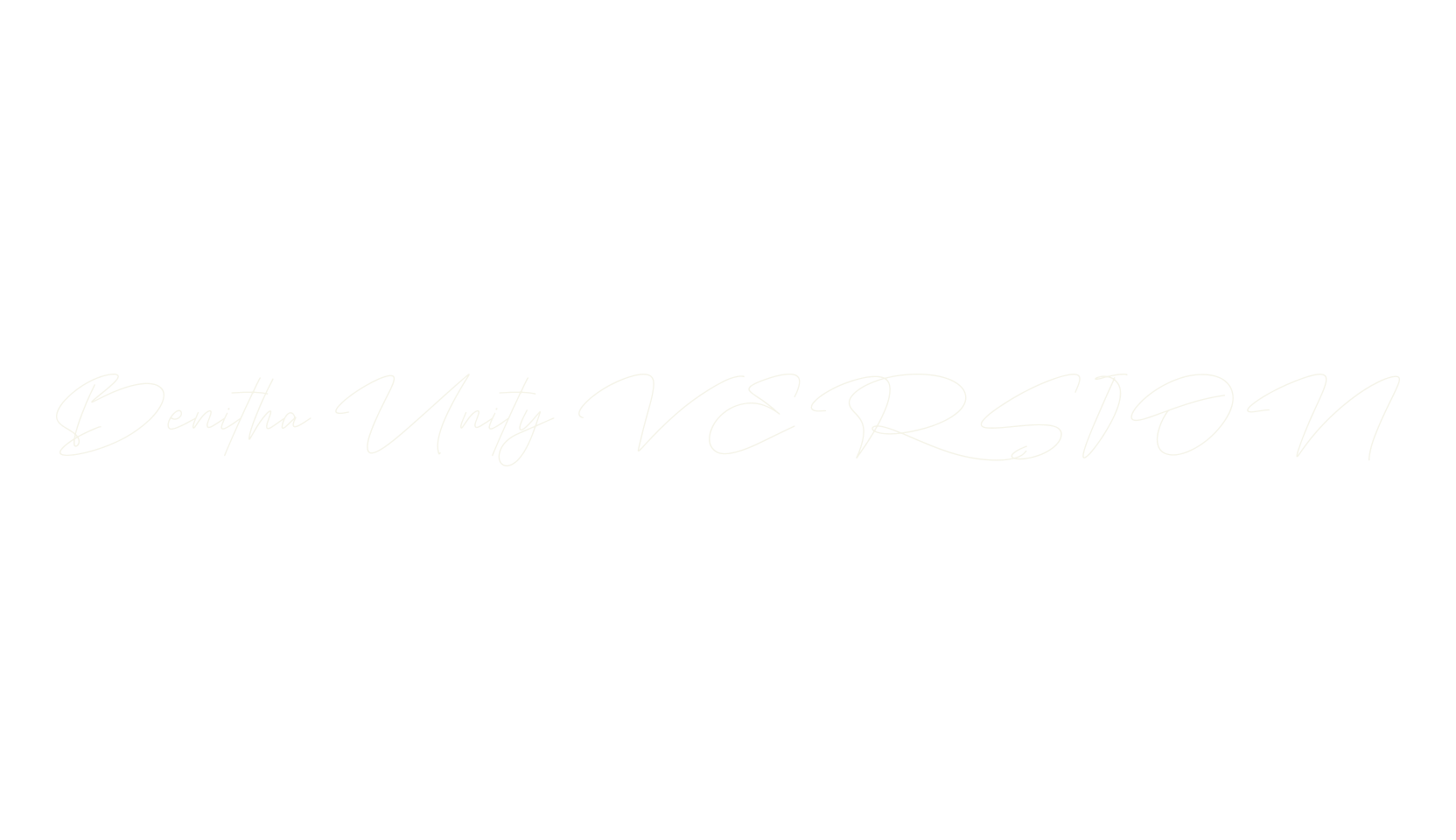 Benitha Unity VERSION, script font preview