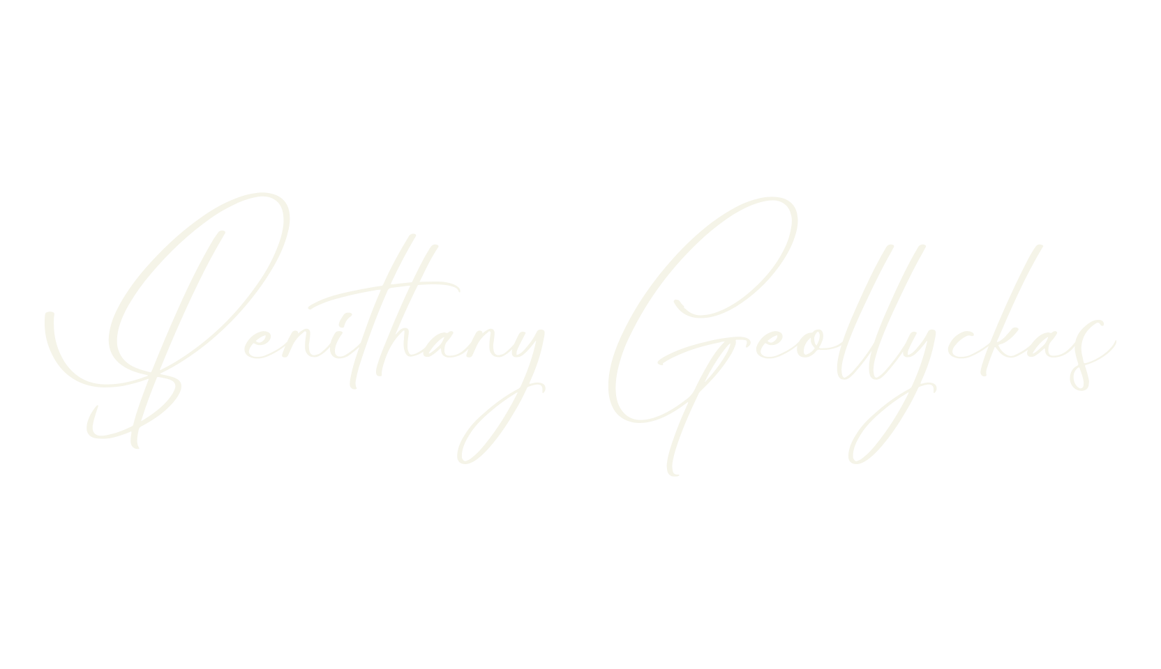 Benithany Geollyckas, script font preview