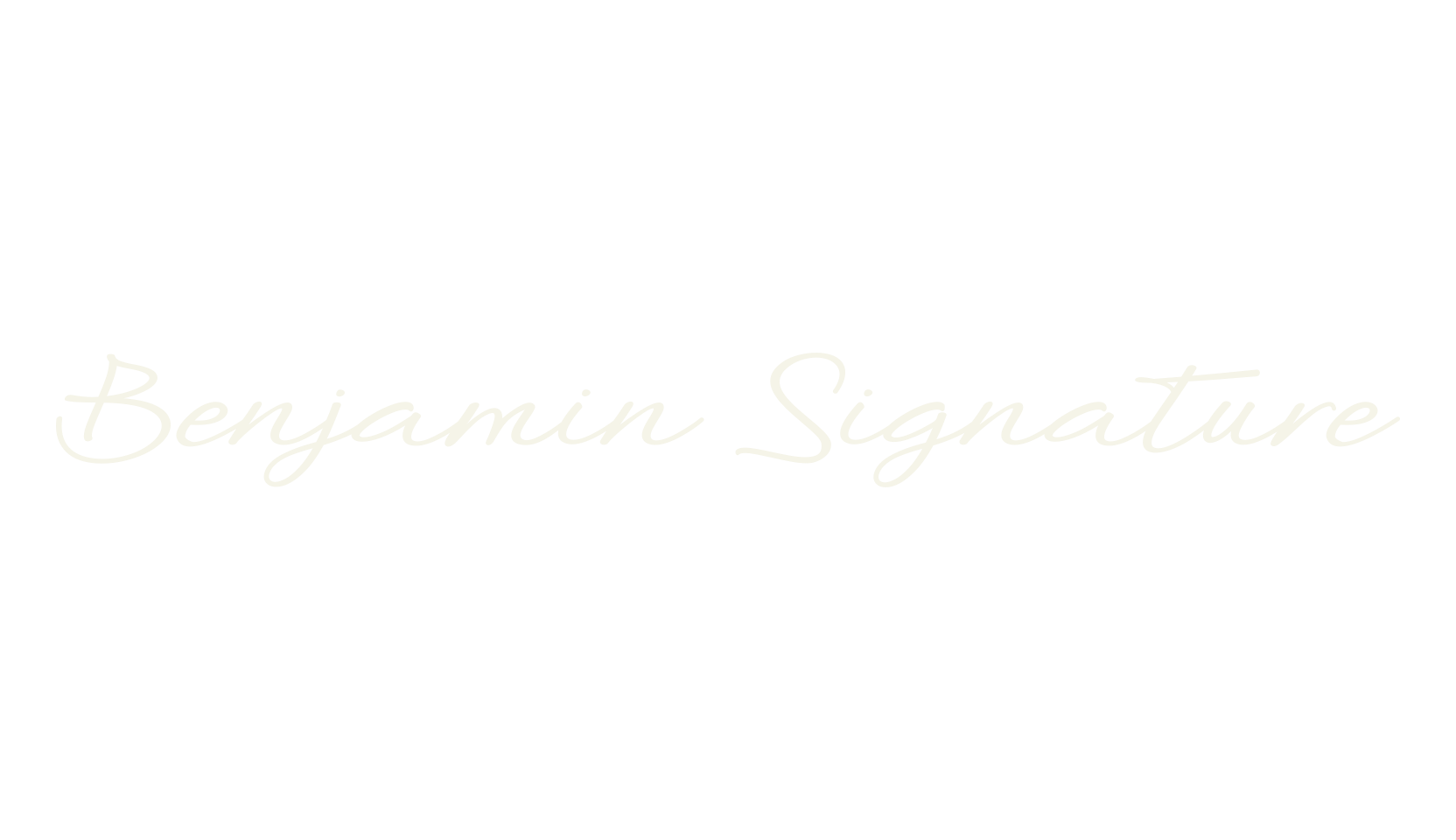 Benjamin Signature, signature font preview