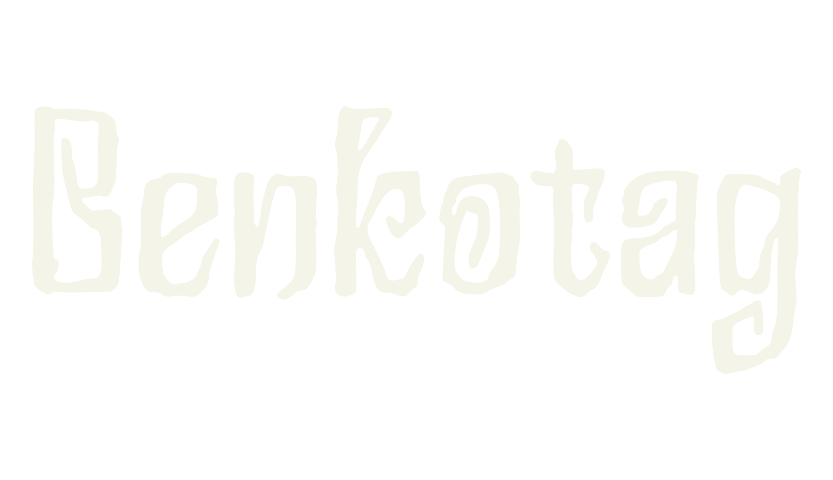 Benkotag, calligraphy font preview