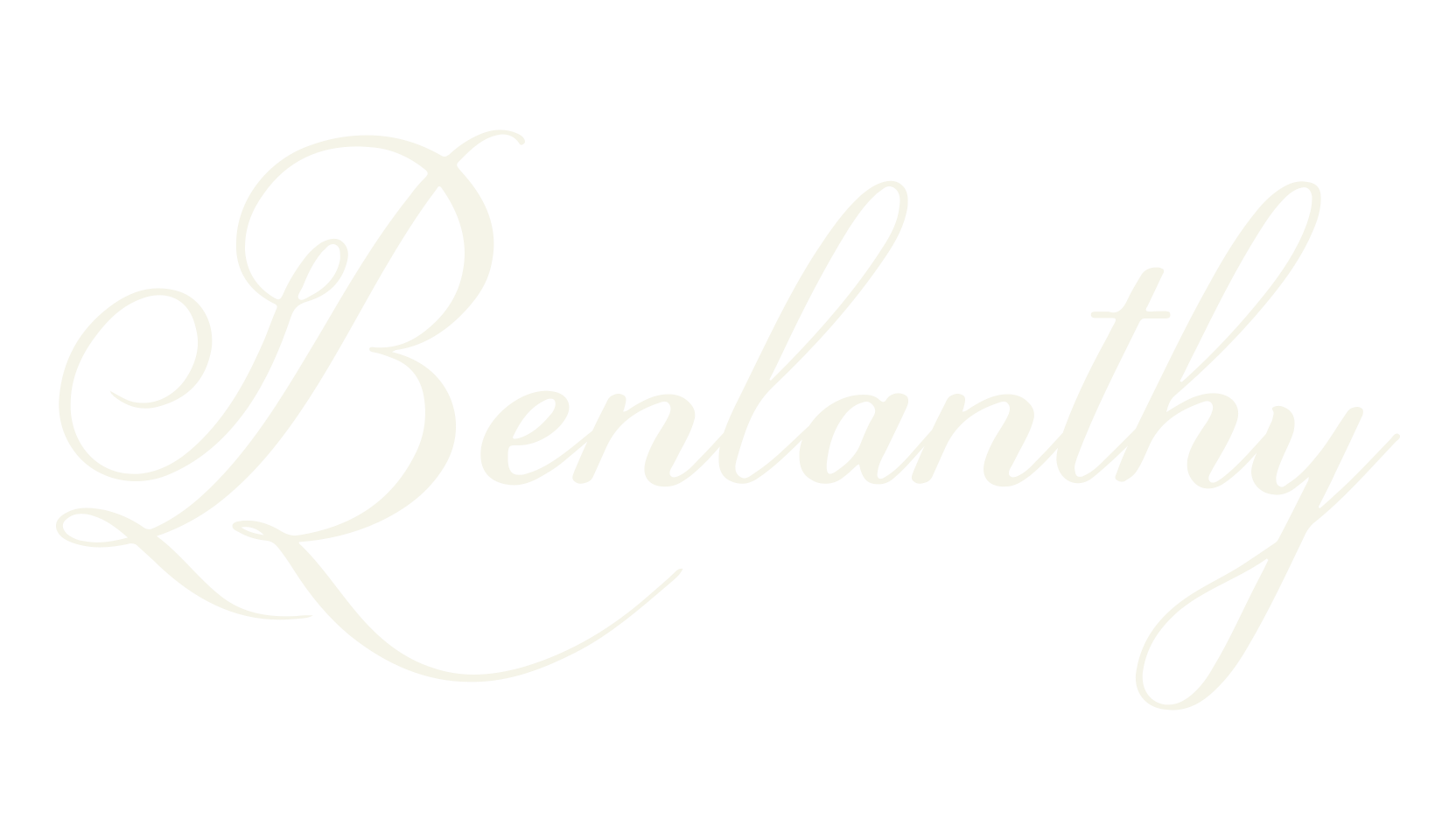 Benlanthy, calligraphy font preview