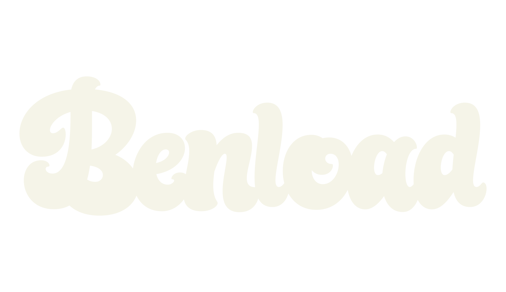 Benload, calligraphy font preview