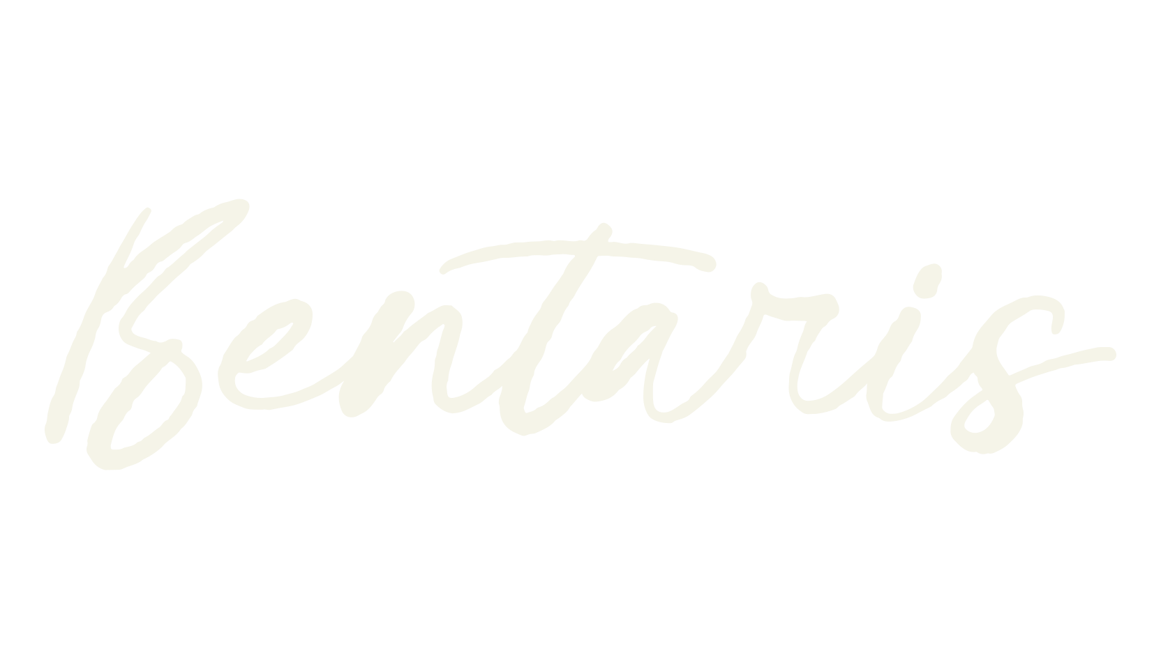 Bentaris, script font preview