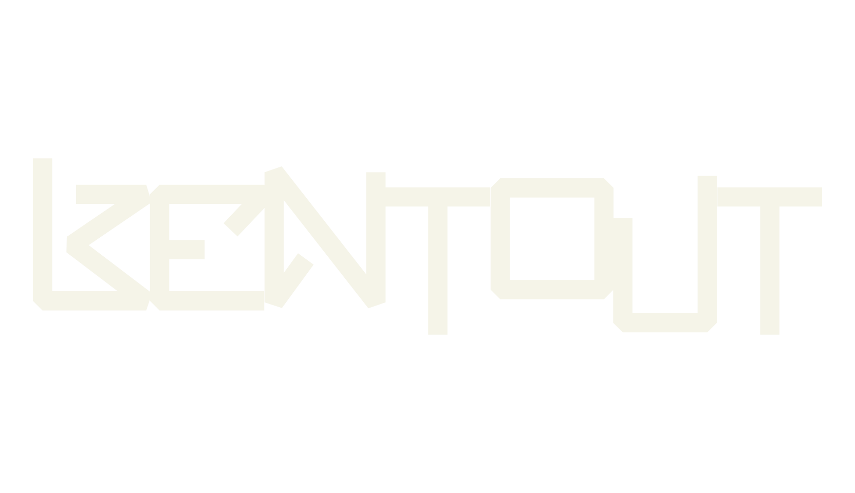 BentOut, paperclip font preview