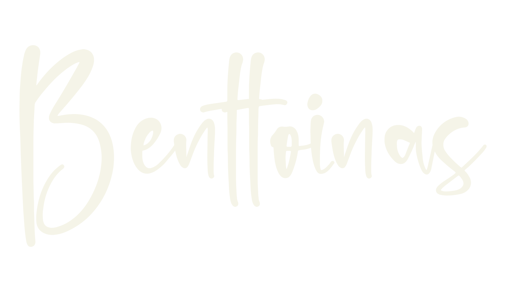 Benttoinas, script font preview